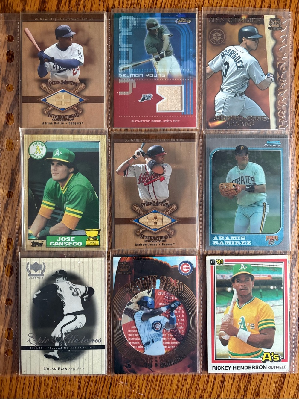 Mixed Baseball Trading Card Lot - Collector Set with 39 Cards
